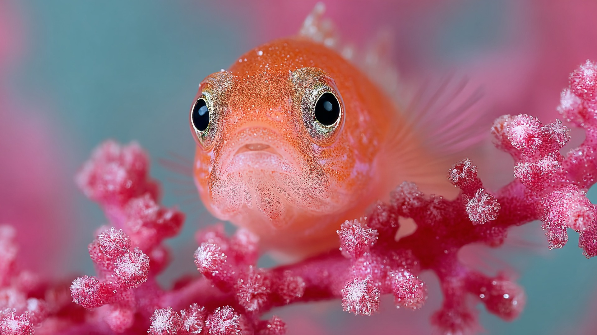 Colorful aquarium fish